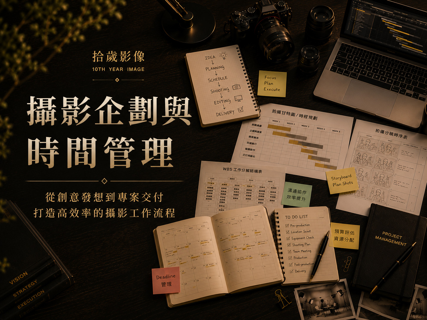 攝影企劃與時間管理 攝影師的 PM 思維
